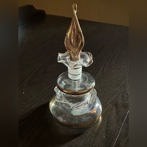 Egyptian glass perfume bottle